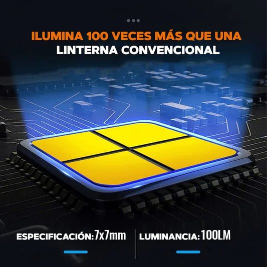 ¡Ilumina 100 Veces MáS Que Una Linterna