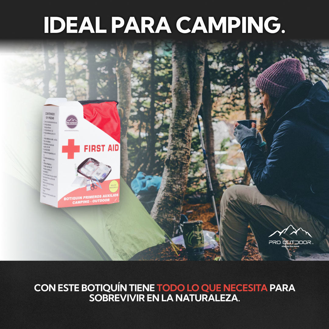 Botiquín de Primeros Auxilios 121 Piezas