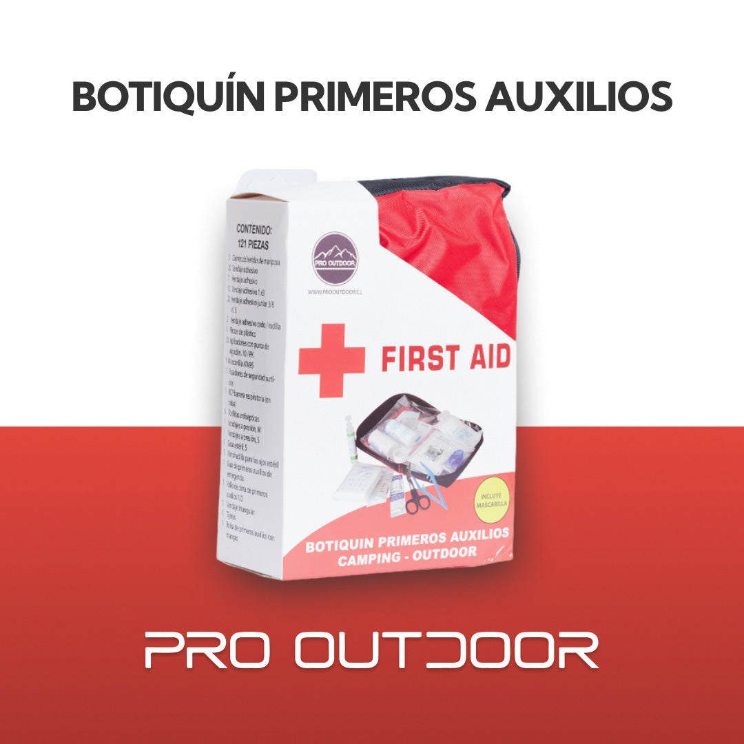 Botiquín de Primeros Auxilios 121 Piezas