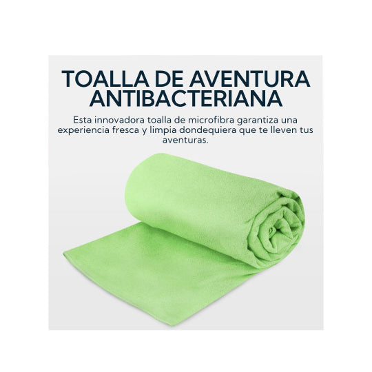 Toalla Microfibra Suede Verde