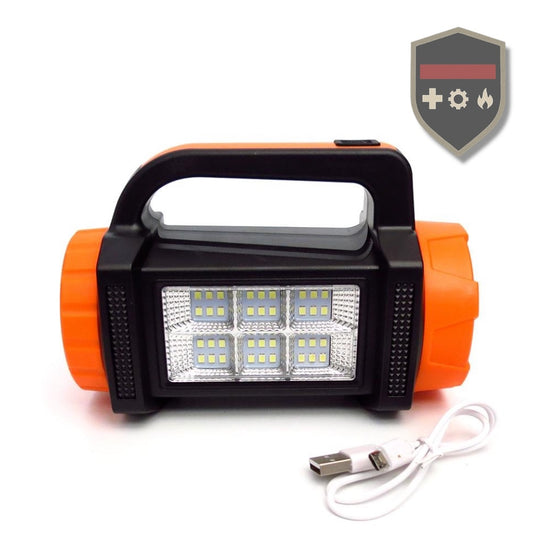 Farol Linterna De Carga Solar 3 Modos