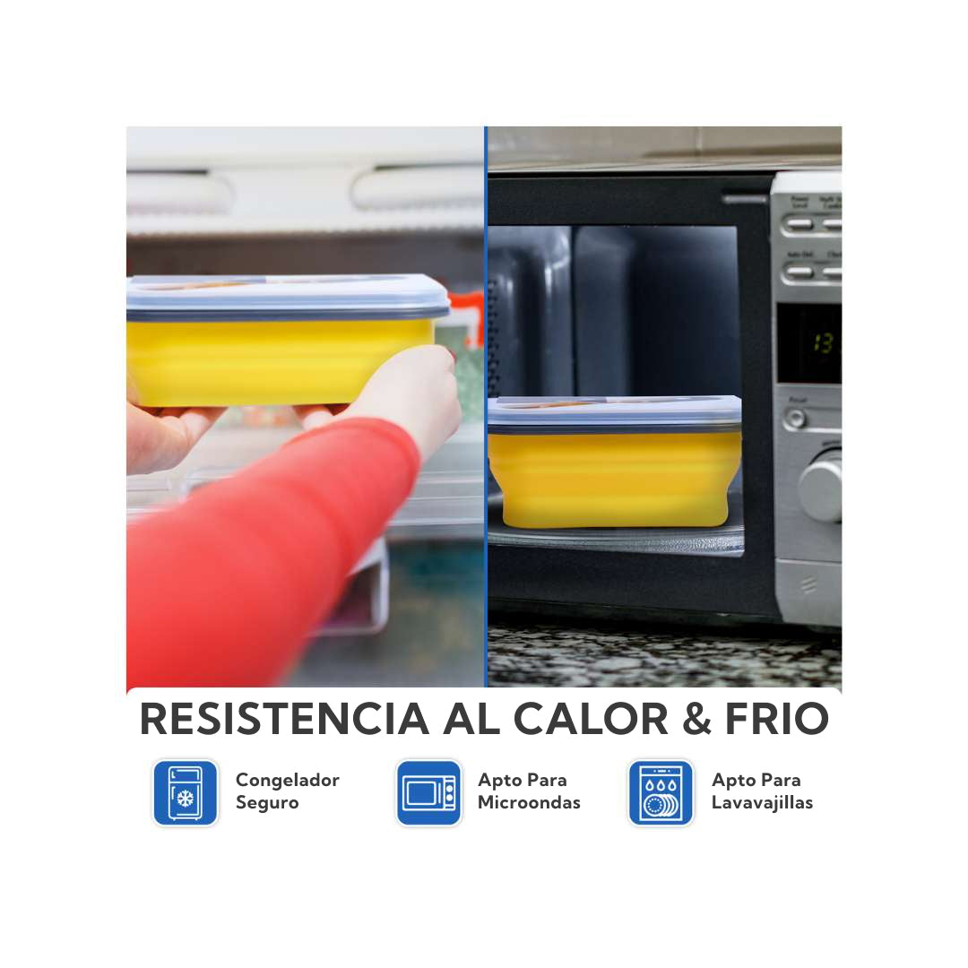 Plato Plegable con Cubiertos 600 ml