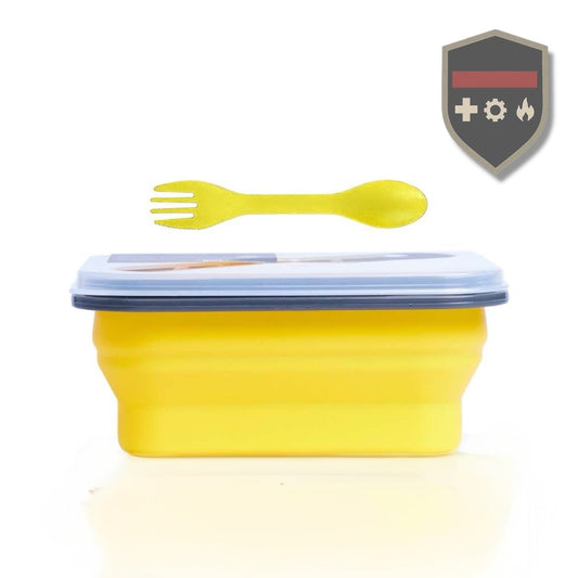 Plato Plegable con Cubiertos 600 ml