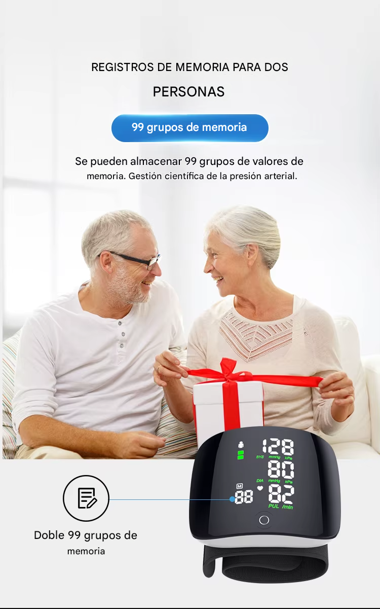 Tensiómetro Digital de Muñeca Inteligente