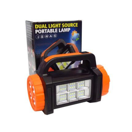 Farol Linterna De Carga Solar 3 Modos