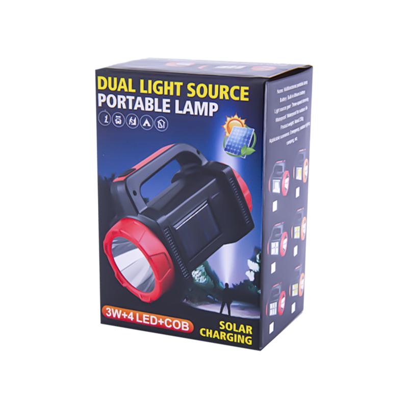 Farol Linterna De Carga Solar 3 Modos