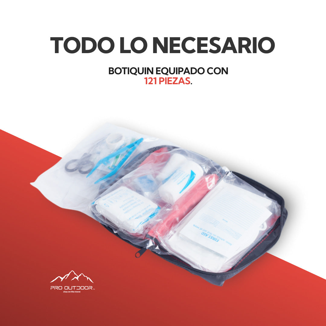 Botiquín de Primeros Auxilios 121 Piezas