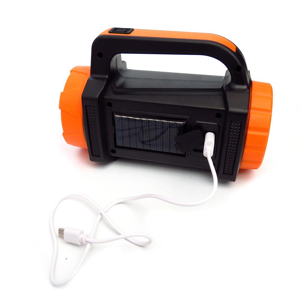 Farol Linterna De Carga Solar 3 Modos
